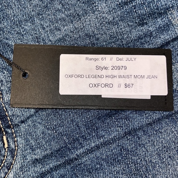 Oxford Legend High Waist Mom Jeans - Picture 2 of 2